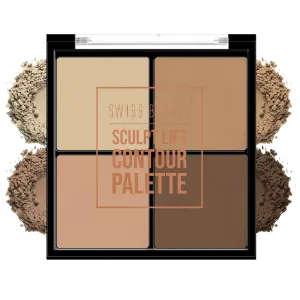 Swiss Beauty Sculpt Lift 4 Colour Contour Palette - 01